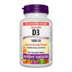 Vitamín D3 1000 IU - 180 cmúľacich tabliet