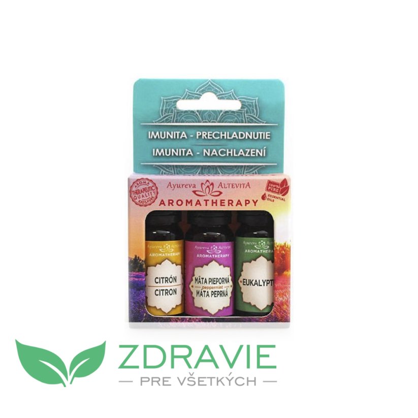Set olejov imunita a prechladnutie 3x10 ml