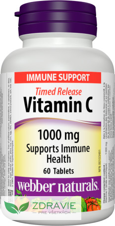 Vitamín C 1000 mg - postupné uvoľňovanie