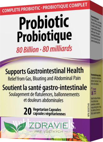 Probiotiká 80 miliárd
