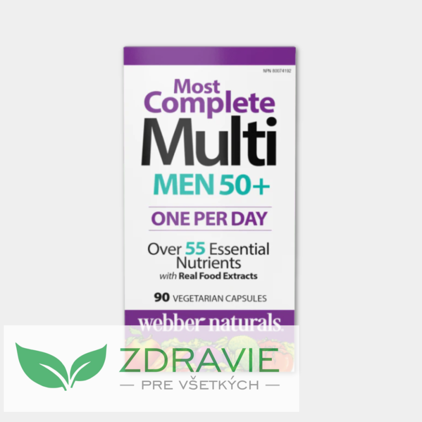 Najkompletnejší multivitamín pre mužov 50+