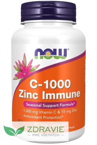 Vitamín C-1000 + Zinok Immune - 90 kapsúl