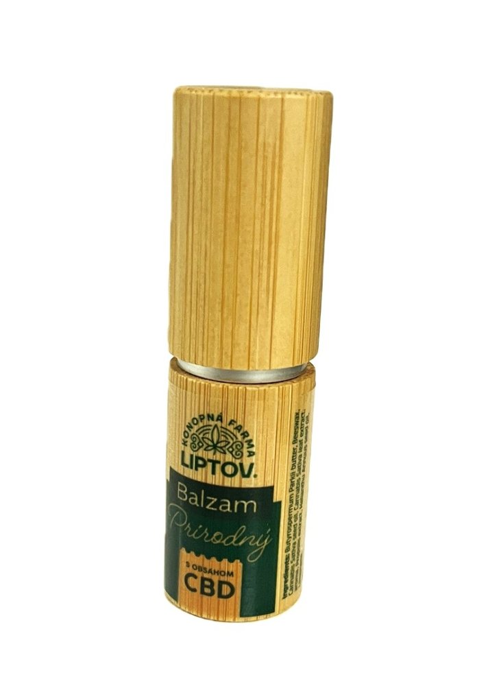 Konopný balzam na pery s CBD