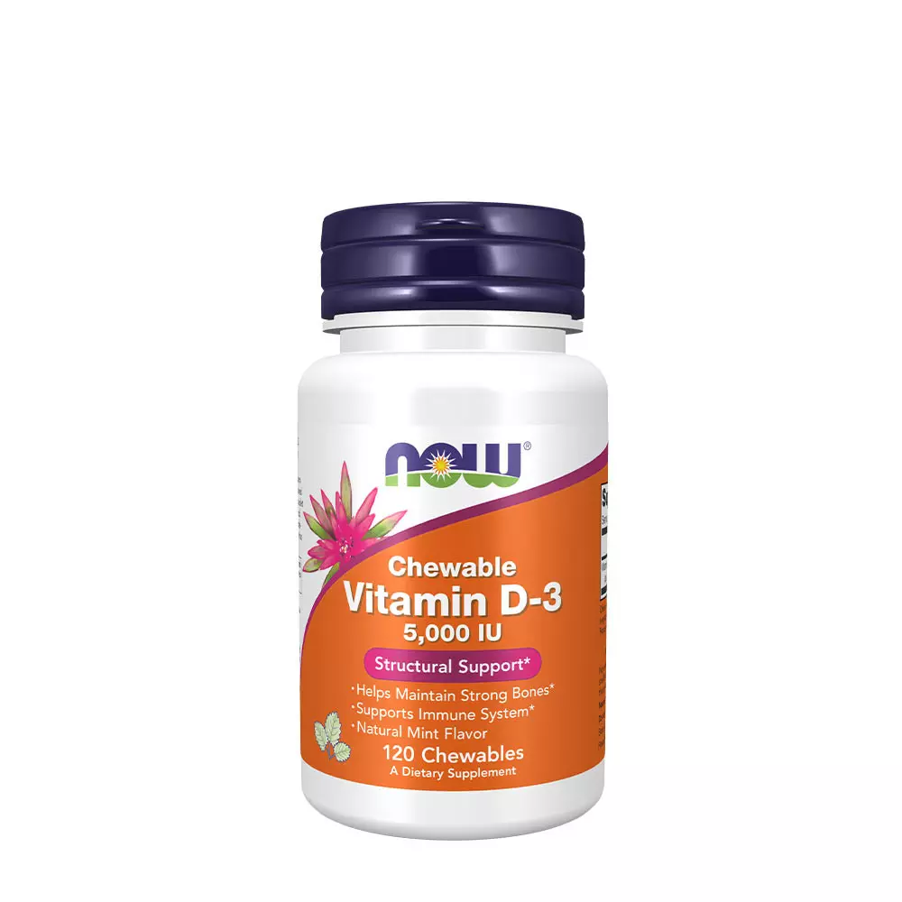 NOW Foods Now Vitamin D3 5000 120 kapsúl